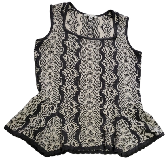 Cabi Sleeveless Peplum Tank Top, Size S - Picture 11 of 16